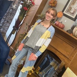 Striped Cardigan Tribal